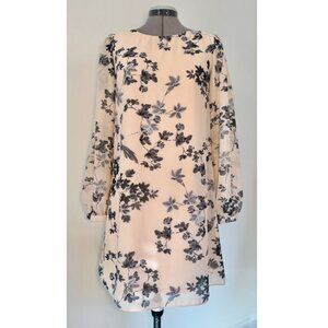 Atmosphere Floral Long-Sleeve Dress - Pink - US6/UK10